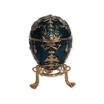 Яйцо пасхальное Царевич 8 см синее