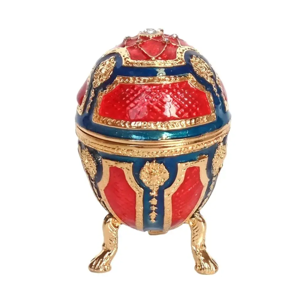 Яйцо пасхальное Разноцветное 6 см синее